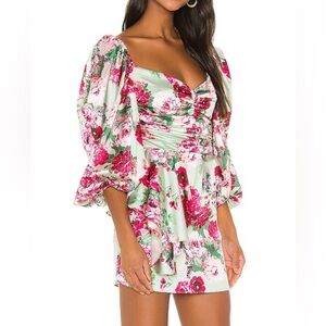 For Love & Lemons floral dress. Used once- like new